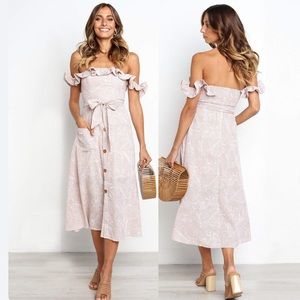 Pippidip Off The Shoulder Dress, NWOT